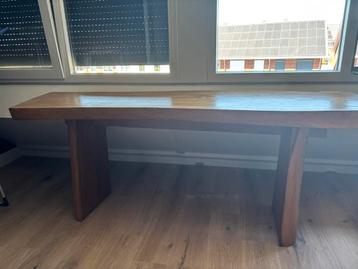 Boomstam bureau eiken