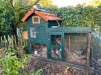Kippenhok met legkast + nachthok + buitenren, Dieren en Toebehoren, Pluimvee | Toebehoren, Ophalen, Gebruikt, Kippenhok of Kippenren