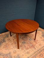 Vintage ronde eettafel, geproduceerd door Dyrlund, jaren 70, Ophalen, Huis en Inrichting