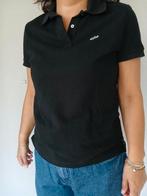 Polo dames, Lacoste, origineel, zwart maat 36, Zwart, Ophalen of Verzenden, Zo goed als nieuw, Korte mouw