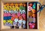Houten rijgkralen dieren, bloemen …Janneke en Takkie., Ophalen of Verzenden, Zo goed als nieuw