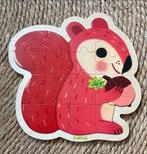 Houten Puzzel - Eekhoorn djeco, Kinderen en Baby's, Speelgoed | Kinderpuzzels, Ophalen, 2 tot 4 jaar, 10 tot 50 stukjes, Zo goed als nieuw