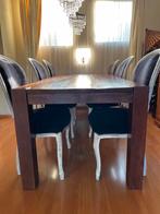 Robuuste eettafel, Huis en Inrichting, Tafels | Eettafels, Ophalen, 200 cm of meer, 50 tot 100 cm, Zo goed als nieuw
