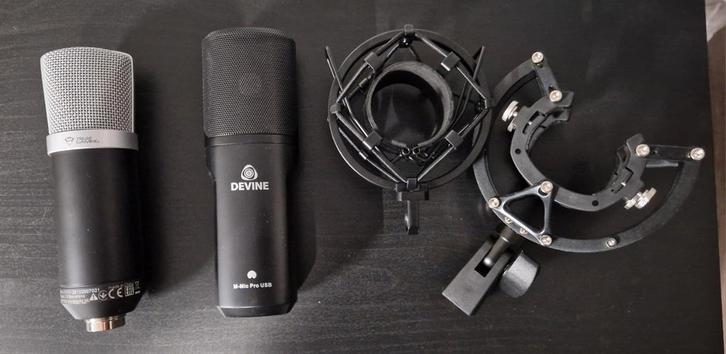 2x USB Microfoons: Trust Gaming & Devine M-Mic Pro, Muziek en Instrumenten, Microfoons, Ophalen of Verzenden