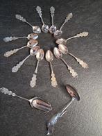 Set zilveren hanenkam lepels, Ophalen of Verzenden, Zilver