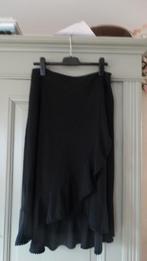 David & Alex zwarte roezel(overslag)rok, maat XL, Kleding | Dames, Verzenden, Zwart, Maat 46/48 (XL) of groter, Zo goed als nieuw