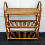 Vintage Bamboe Rotan kastje 3-laags Jaren 60, Ophalen of Verzenden, Gebruikt