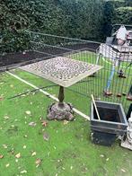 Antieke tuintafel gietijzer, Tuin en Terras, Ophalen, Gebruikt, Rond, Metaal