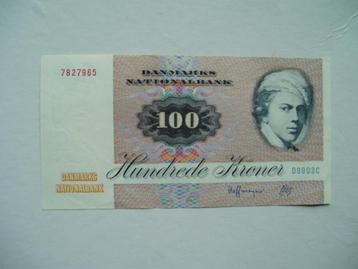 1446. Denemarken, 100 kroner (1972-1993) VF Jens Juel. beschikbaar voor biedingen