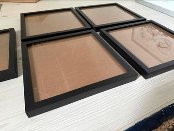 5 vierkante lijsten, voor bijv vinyl afspeel platen beschikbaar voor biedingen