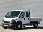 Peugeot Boxer Open laadbak 2.2 165PK L4 DC Dubbele cabine Pe, Voorwielaandrijving, Stof, Gebruikt, Euro 6