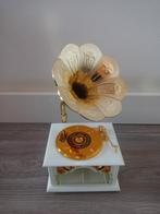 Vintage Grammofoon muziekdoos, Ophalen of Verzenden, Zo goed als nieuw