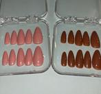 2 setjes nepnagels + spulletjes, Ophalen of Verzenden, Nieuw, Overige kleuren, Handen en Nagels