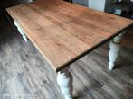 Kloostertafel eikenblad, Huis en Inrichting, Tafels | Eettafels, Gebruikt, Vijf personen of meer, Rechthoekig, 50 tot 100 cm