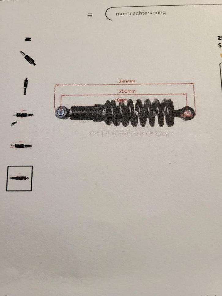 schokbreker, Auto-onderdelen, Ophanging en Onderstel, Universele onderdelen, Nieuw, Ophalen of Verzenden