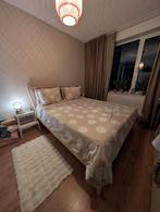 IKEA Björksnäs  160x200 + Lönset lattenbodems & matrassen, Huis en Inrichting, Slaapkamer | Complete slaapkamers, Ophalen, Zo goed als nieuw