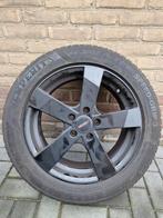 Set 4 lichtmetalen 17 inch velgen met winterbanden, Ophalen, Banden en Velgen, 17 inch, Winterbanden