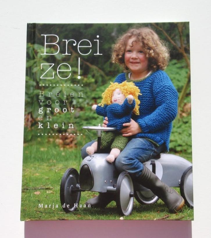 Leren Breien M4666: Marja de Haan - Brei ze! ca. 6 - 11 jaar, Boeken, Hobby en Vrije tijd, Zo goed als nieuw, Breien en Haken