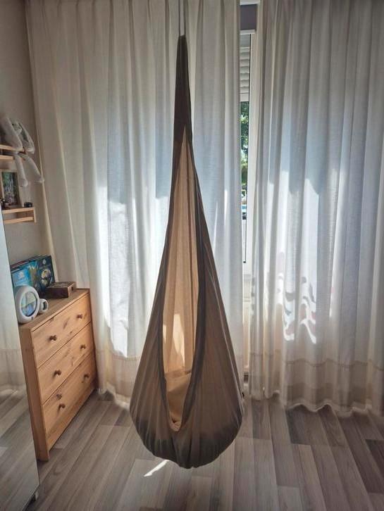 Hangstoel 'nest' canvas, Kinderen en Baby's, Speelgoed | Overig, Zo goed als nieuw, Jongen of Meisje, Ophalen of Verzenden