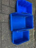 Blauwe Kunststof Bakken / Kratten, Doe-het-zelf en Verbouw, Gebruikt, 40 tot 60 cm, 50 tot 75 cm, Bak of Kist