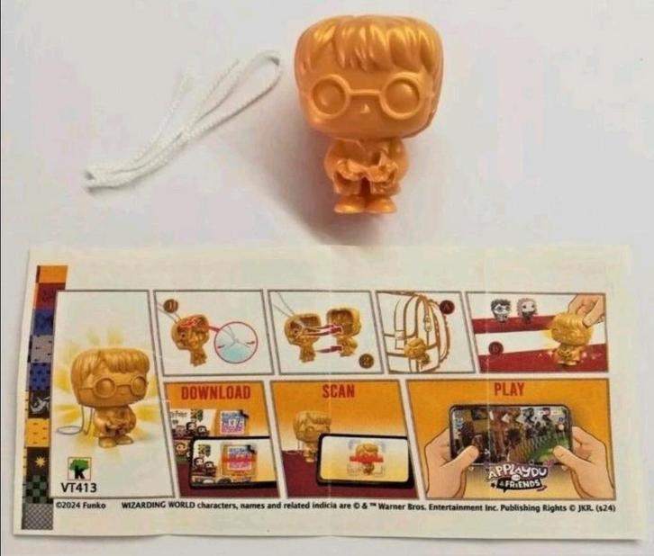 Harry Potter gouden Funko pop VT401, Verzamelen, Harry Potter, Actiefiguurtje, Ophalen of Verzenden