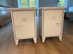 Woood nachtkastjes wit - 2 stuks, Huis en Inrichting, Slaapkamer | Nachtkastjes, Ophalen, Minder dan 45 cm, Metaal of Aluminium