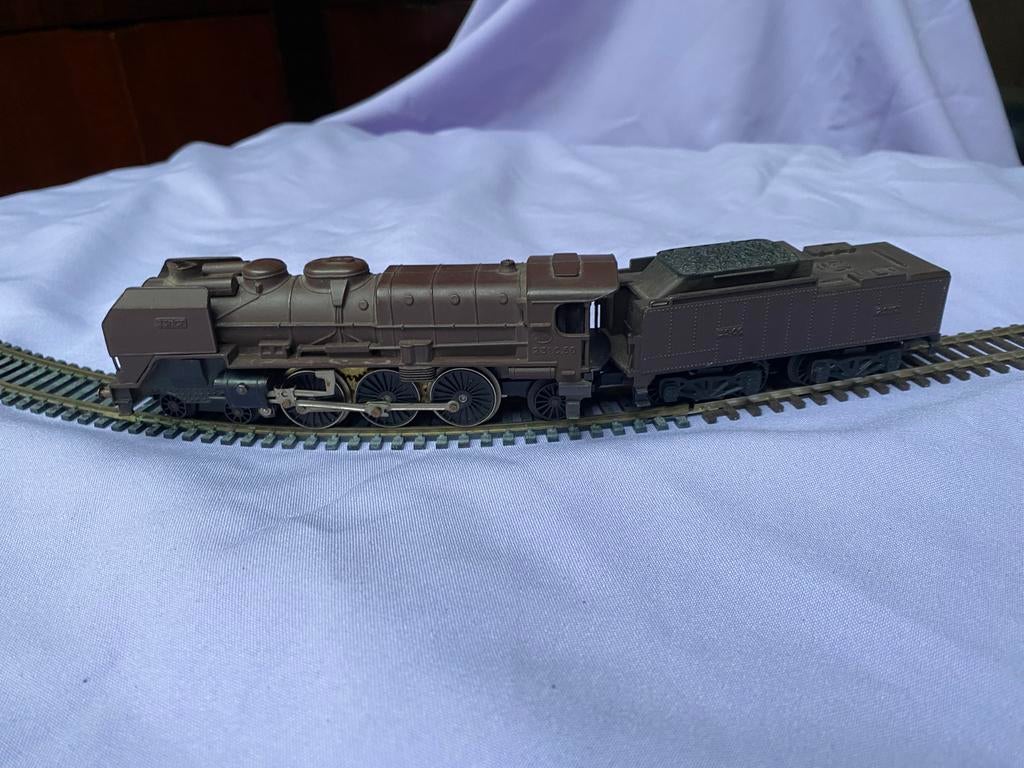 Jouef SNCF 2C1 231G60 Stoomloc BRUIN HO, Hobby en Vrije tijd, Modeltreinen | H0, Gebruikt, Jouef, Ophalen of Verzenden, Analoog