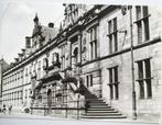 Stadhuis Leiden Kaart~Echte foto~Zwart wit~Gemeentehuis, Gelopen, 1960 tot 1980, Ophalen of Verzenden, Gebouw