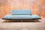 Als NIEUW! blauwe stoffen Dema Rataplan design (slaap)bank, Design, Ophalen of Verzenden, Zo goed als nieuw, Dema