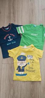 3 x tshirt maat 74, Ophalen of Verzenden, Zo goed als nieuw, Jongetje, Shirtje of Longsleeve