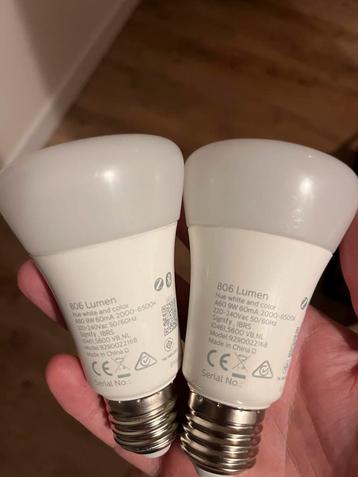 2x Philips Hue White and Color beschikbaar voor biedingen