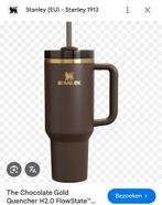 Stanley Quencher 40 oz - Chocolate Gold - nieuw, Sport en Fitness, Bidons, Ophalen of Verzenden, Nieuw