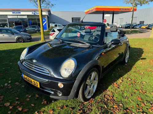 Mini Mini Cabrio 1.6 One AIRCO APK 3-25 BJ 2007 !!!, Auto's, Mini, Bedrijf, Cabrio, ABS, Airbags, Airconditioning, Alarm, Boordcomputer