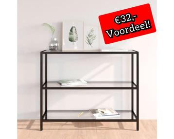 NIEUWE Kast gehard glas met metalen frame AFHAALPRIJS!