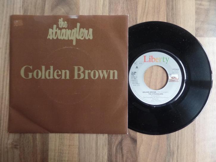 single  The Stranglers - Golden Brown, Cd's en Dvd's, Vinyl Singles, Gebruikt, Single, Rock en Metal, 7 inch, Ophalen of Verzenden