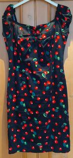 Collectif Kers Pencil Dress - Maat L, Kleding | Dames, Collectif, Zwart, Maat 42/44 (L), Ophalen of Verzenden