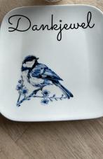 Decoratie bordje, Huis en Inrichting, Keuken | Servies, Ophalen of Verzenden, Zo goed als nieuw, Overige stijlen, Bord(en)