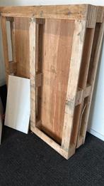 Pallets / stookhout 2 stuks ZSM OPHALEN, Tuin en Terras, Minder dan 3 m³, Ophalen, Overige houtsoorten, Blokken