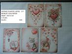 vintage plaatjes liefde 511 - laatste set ( alleen verzenden, Ophalen, Nieuw, Overige thema's, Knipvel