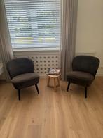 Woood Sara fauteuils - 2 stuks - donkergroen, Huis en Inrichting, Ophalen, Zo goed als nieuw, 50 tot 75 cm