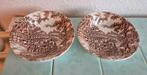 2x Schaalfjes Staffordshire., Antiek en Kunst, Antiek | Servies los, Ophalen of Verzenden