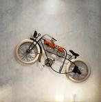 Smeedijzeren Fiets Voor Aan de Muur / Beeld Decoratie, Verzenden, Nieuw