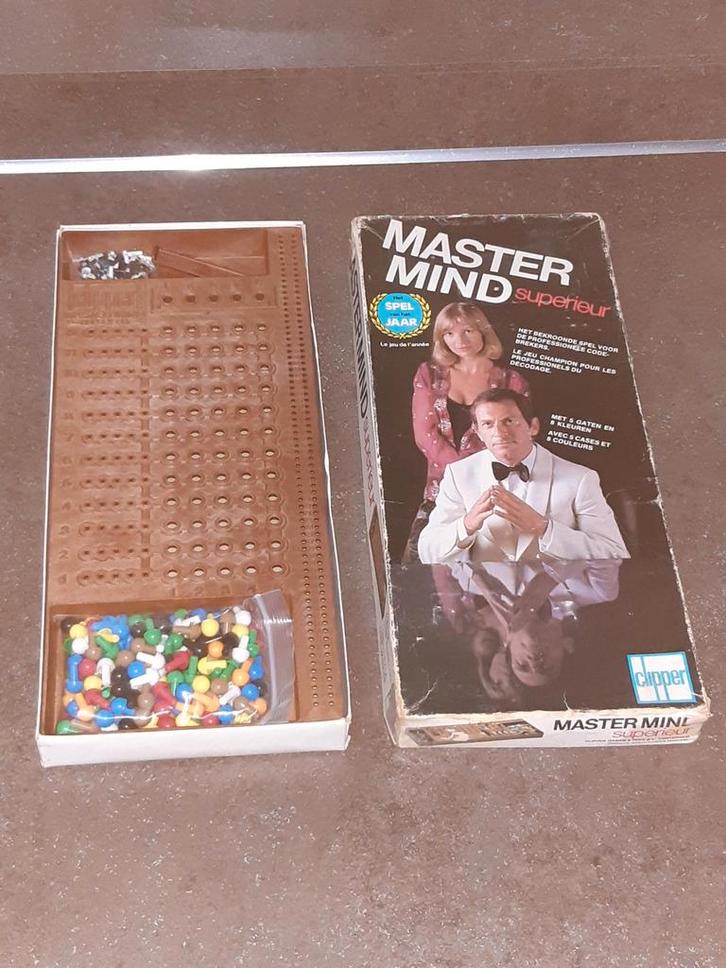 Mastermind superieur 5 rijen uitmuntende staat Clipper, Hobby en Vrije tijd, Gezelschapsspellen | Bordspellen, Zo goed als nieuw