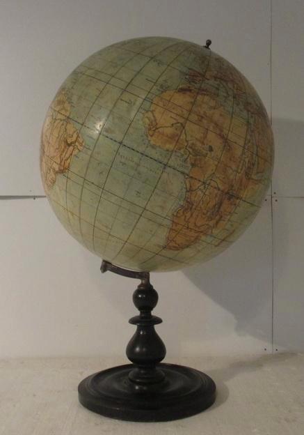 supergrote globe antieke wereldbol Schotte 75 cm hoog 90, Antiek en Kunst, Curiosa en Brocante, Ophalen