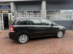 Opel Zafira 2.2 Cosmom Bj 2008 LeerAutomaat,16Inch,Clima,Tre, Auto's, Opel, Gebruikt, Zwart, 4 cilinders, 150 pk
