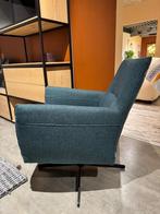 Matera Fauteuil – Lage Rug | Stof Lady Teal, Verzenden, Nieuw, 75 tot 100 cm, Stof