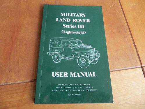 Instructieboek Land Rover 88 Series 3 Military 1972, Auto diversen, Handleidingen en Instructieboekjes, Ophalen of Verzenden