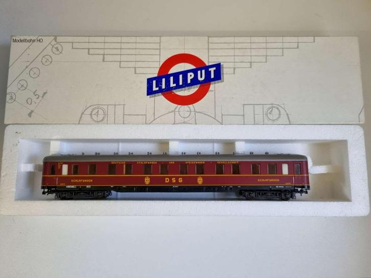Liliput 837 03 - Mitropa rijtuig van de DSG uit Ep II, Hobby en Vrije tijd, Modeltreinen | H0, Zo goed als nieuw, Wagon, Gelijkstroom