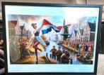 1945 Bevrijding Nederland Limited Edition pin up Litho lijst, Verzamelen, Militaria | Tweede Wereldoorlog, Verzenden, Nederland
