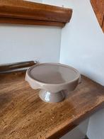 Decoratie mini plateau grijs, Huis en Inrichting, Woonaccessoires | Dienbladen, Ophalen of Verzenden, Zo goed als nieuw, Rond